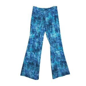Jude Connally Geometric Print Lucia Wide Leg Flare Pull-On Pant Size XS Resort